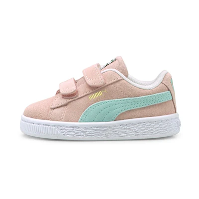 (Infant) Puma Suede Classic XXI 'Pink Green White'