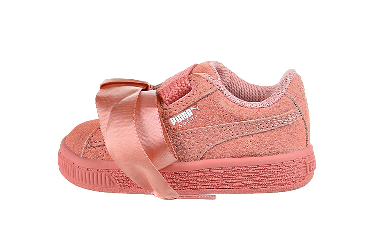 (Infant) Puma Suede Heart 'Apricot Pink'