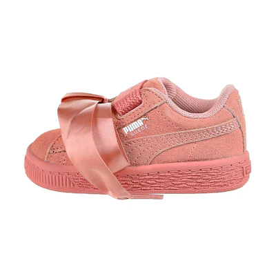 (Infant) Puma Suede Heart 'Apricot Pink'