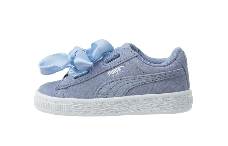(Infant) Puma Suede Heart 'Blue Lace-Up'