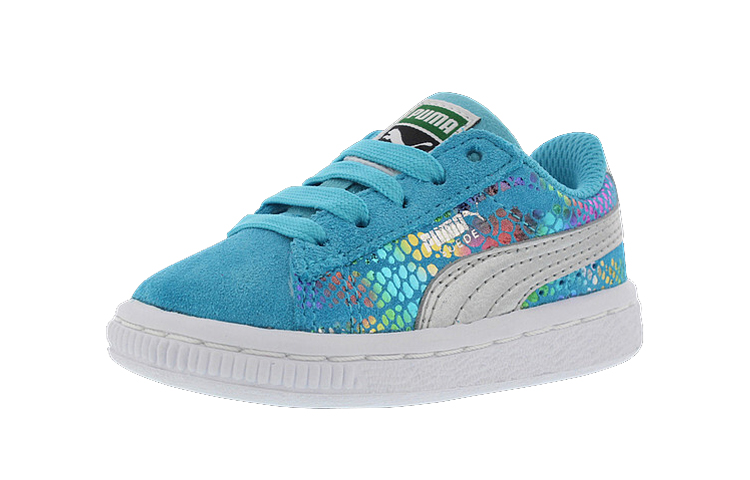 Lookbook (TD) Puma Suede Sportlux Para Niños Pequeños 'Azul' 361362-03