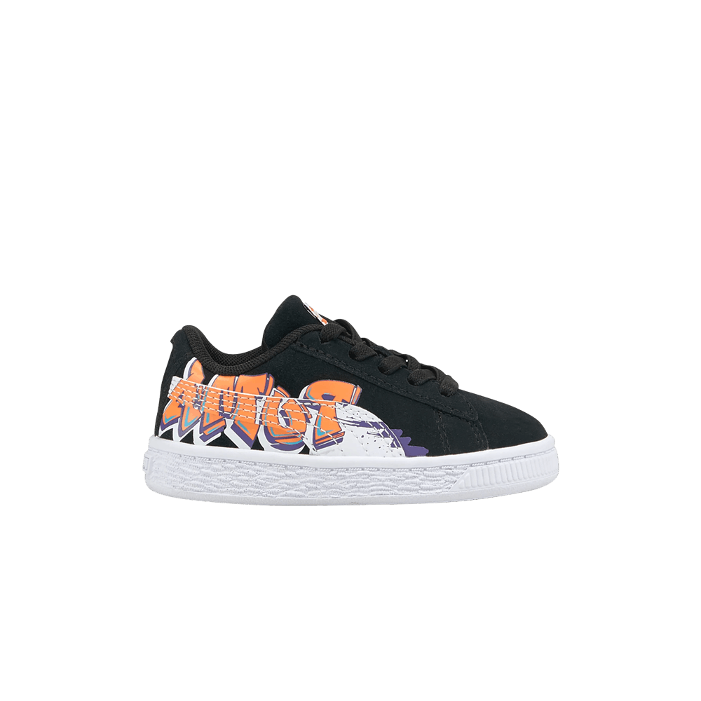 Buy (TD) Puma Suede Street Art 'Hitam Jingga Menyala' 380891-01