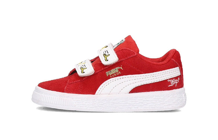 (Infant) Puma Suede V Inf 'Minions Red White'