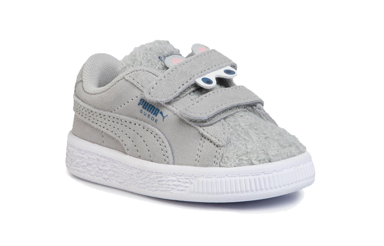 (Infant) Puma Suede Winter Monster V Inf 'Grey Velcro' 圖 3