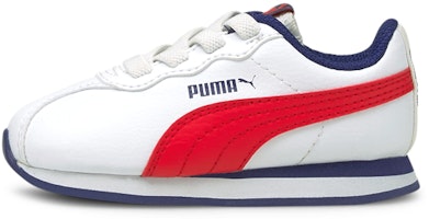 (Infant) Puma Turin II AC Inf 'White Blue Red' 366778-24 (Infant) Puma Turin II AC Inf 'White Blue Red' 366778-24
