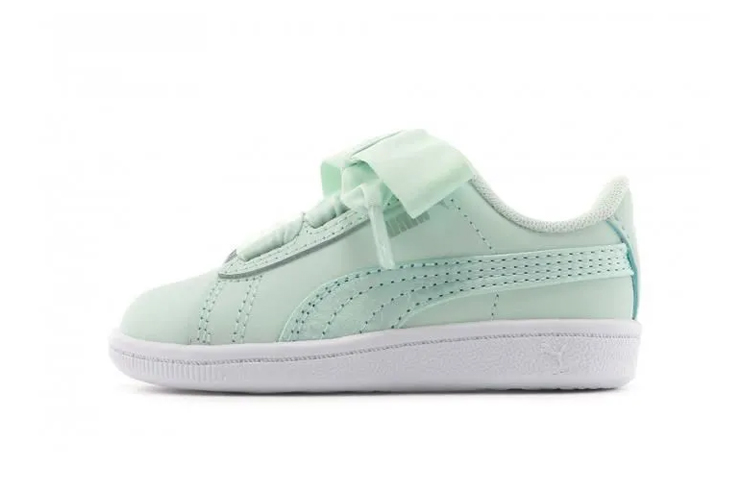 (Infant) Puma Vikky Ribbon L Satin Inf 'Mint Green'