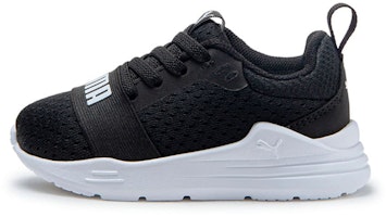 (Infant) Puma Wired Run 'Black White' 384322-53 (Infant) Puma Wired Run 'Black White' 384322-53