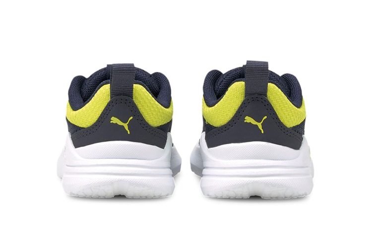 Order (TD) 彪马Wired Run AC儿童运动鞋「深蓝黄」 374217-07