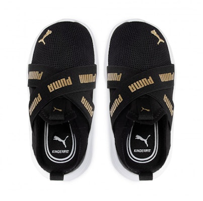 (Infant) Puma Wired Run Slip-On 'Black Gold' 381995-02 Lookbook (Infant) Puma Wired Run Slip-On 'Black Gold' 381995-02
