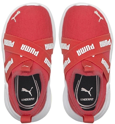 (Infant) Puma Wired Run Slip On 'Red White' 381995-03 Lookbook (Infant) Puma Wired Run Slip On 'Red White' 381995-03