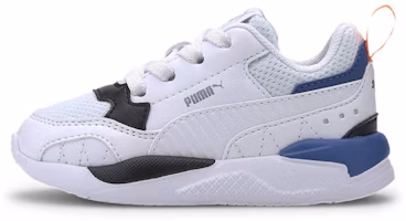 (Infant) Puma X-Ray 2 Square AC Inf 'White Black Blue' 374265-02 (Infant) Puma X-Ray 2 Square AC Inf 'White Black Blue' 374265-02
