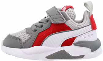 (Infant) Puma X-Ray AC 'Grey Red' 372922-07 (Infant) Puma X-Ray AC 'Grey Red' 372922-07