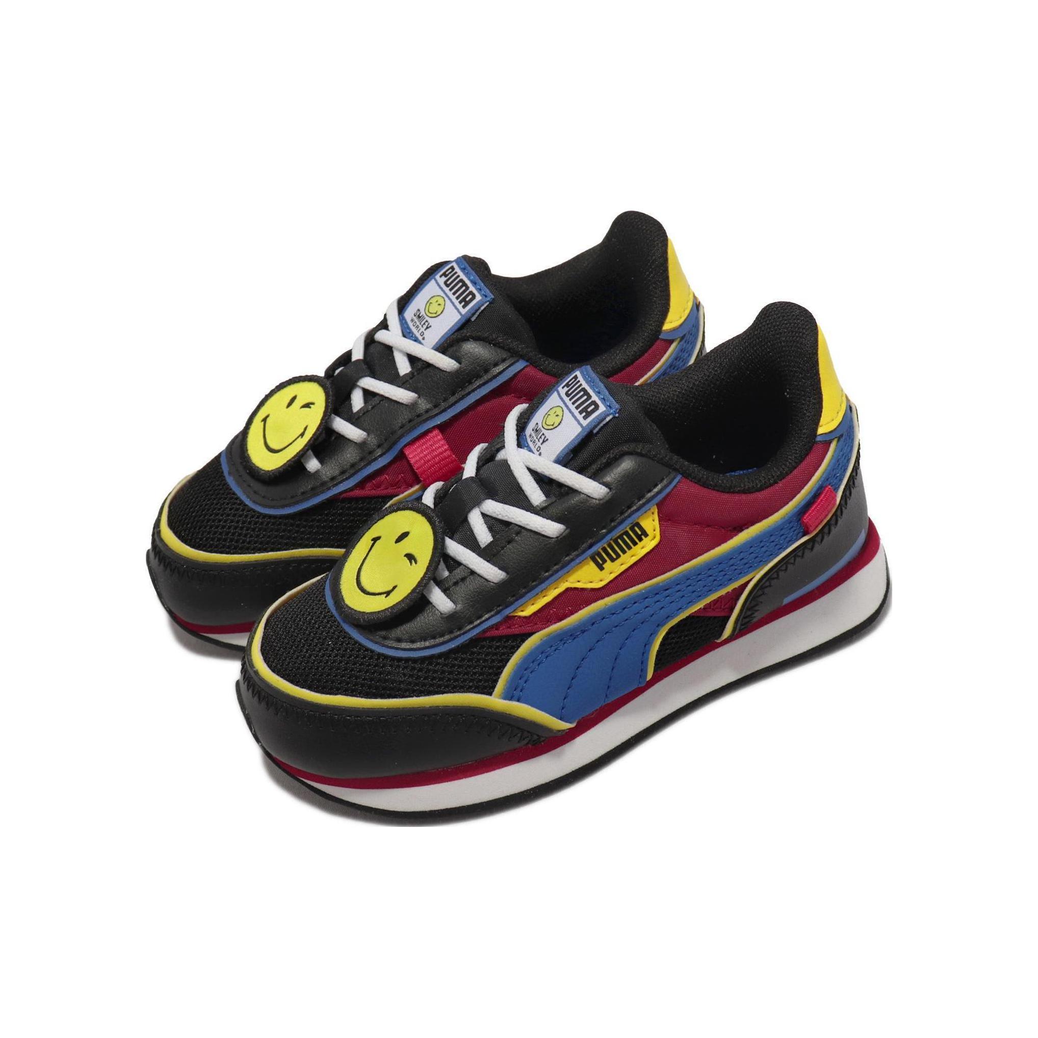 Lookbook (TD) SmileyWorld x Puma Future Rider ''Zwart Koninklijk Blauw'' 384927-01