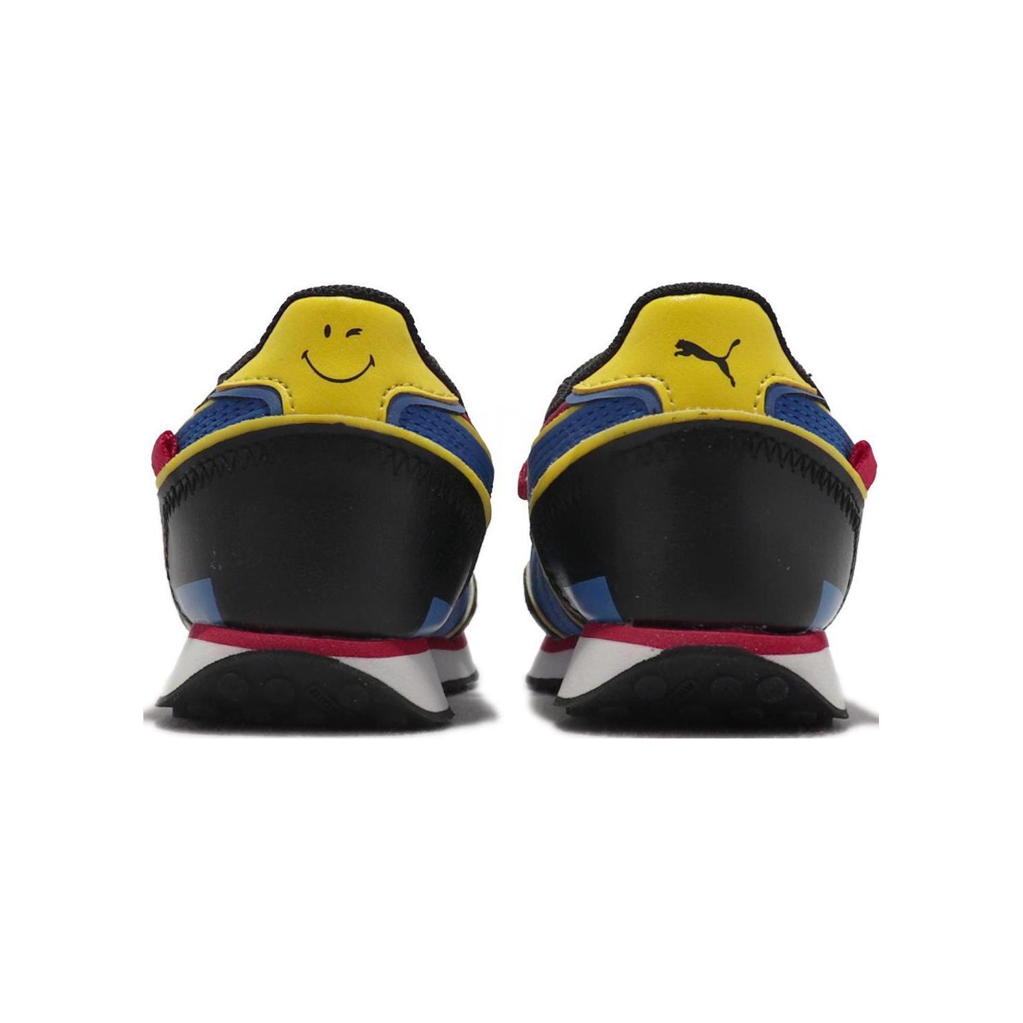 Shop (TD) SmileyWorld x Puma Future Rider ''Zwart Koninklijk Blauw'' 384927-01