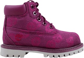 (Infant) Timberland 6 Inch Classic 'Magenta Flora' TB0A175K (Infant) Timberland 6 Inch Classic 'Magenta Flora' TB0A175K
