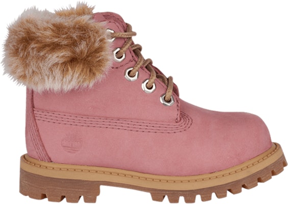 (Infant) Timberland 6 Inch Premium 'Fur Collar - Dusty Rose' TB0A1TTW-K28 Buy (Infant) Timberland 6 Inch Premium 'Fur Collar - Dusty Rose' TB0A1TTW-K28