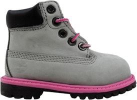 (Infant) Timberland 6 Inch Premium 'Grey Pink' 3184R (Infant) Timberland 6 Inch Premium 'Grey Pink' 3184R