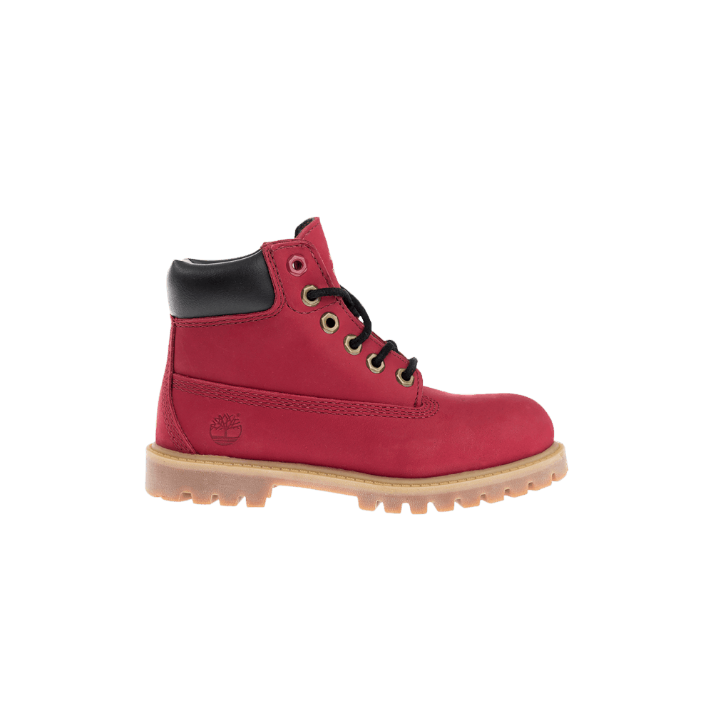 (Infant) Timberland 6 inch Premium Boots 'Red' 6588R