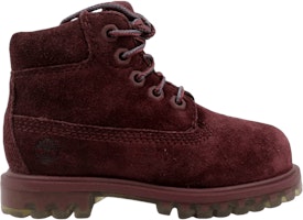 (Infant) Timberland 6 Inch Premium Suede 'Dark Red' TB0A1BLF (Infant) Timberland 6 Inch Premium Suede 'Dark Red' TB0A1BLF
