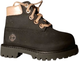 (Infant) Timberland 6 Inch Premium Toodler 'Black Pink' A1GW4 (Infant) Timberland 6 Inch Premium Toodler 'Black Pink' A1GW4
