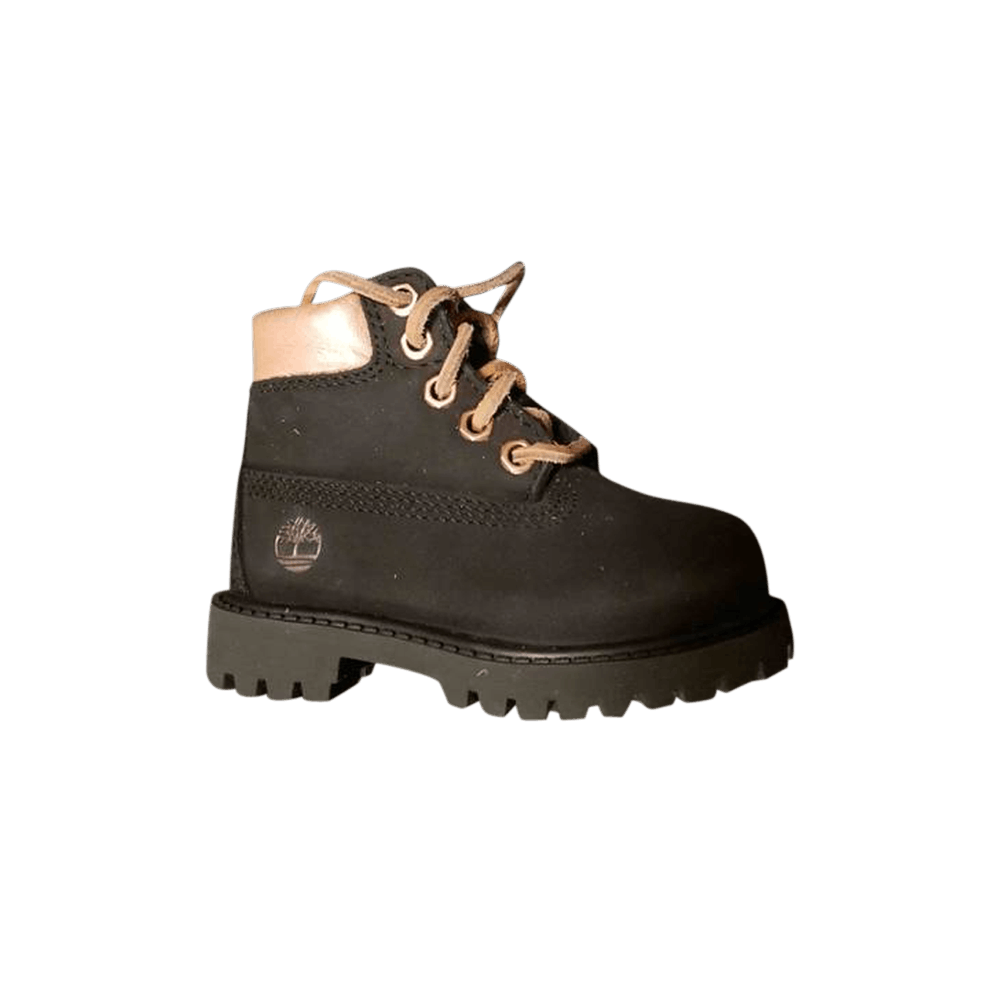 (Infant) Timberland 6 Inch Premium Toodler 'Black Pink' A1GW4