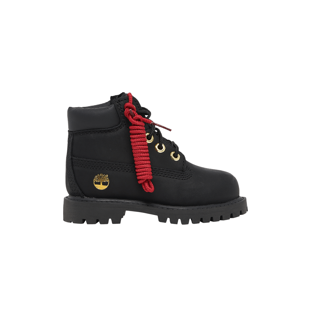 (Infant) Timberland 6 Inch Premium Waterproof Boot 'Black Gold' TB0A42KR-001
