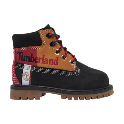 (Infant) Timberland 6 Inch Prenium 'Patch Logo - Black'