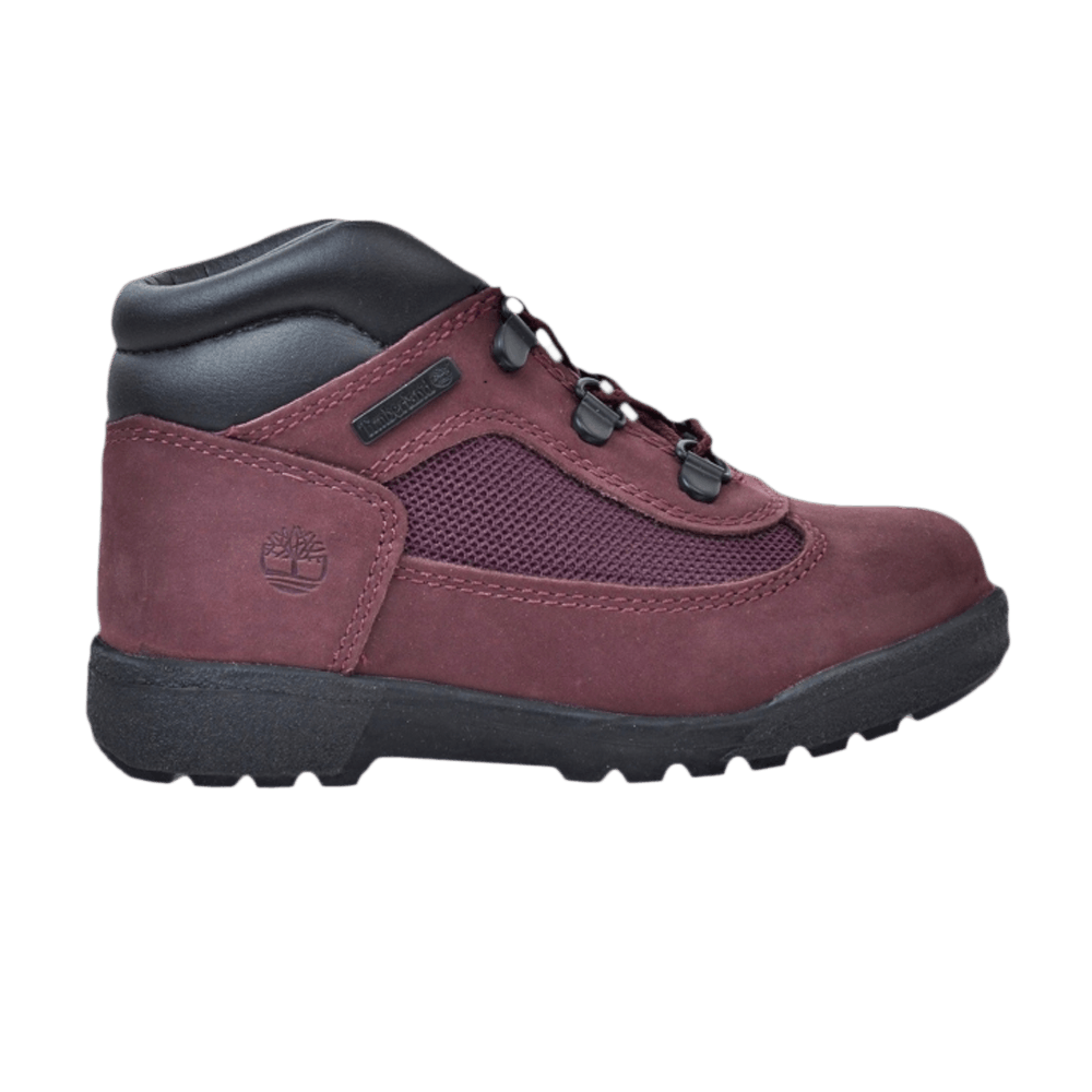 (Infant) Timberland Field Boot 'Burgundy' TB0A1ATT639
