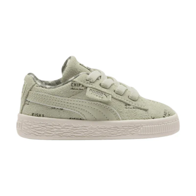 (Infant) Tinycottons Puma Suede 'Green Fish Chips'