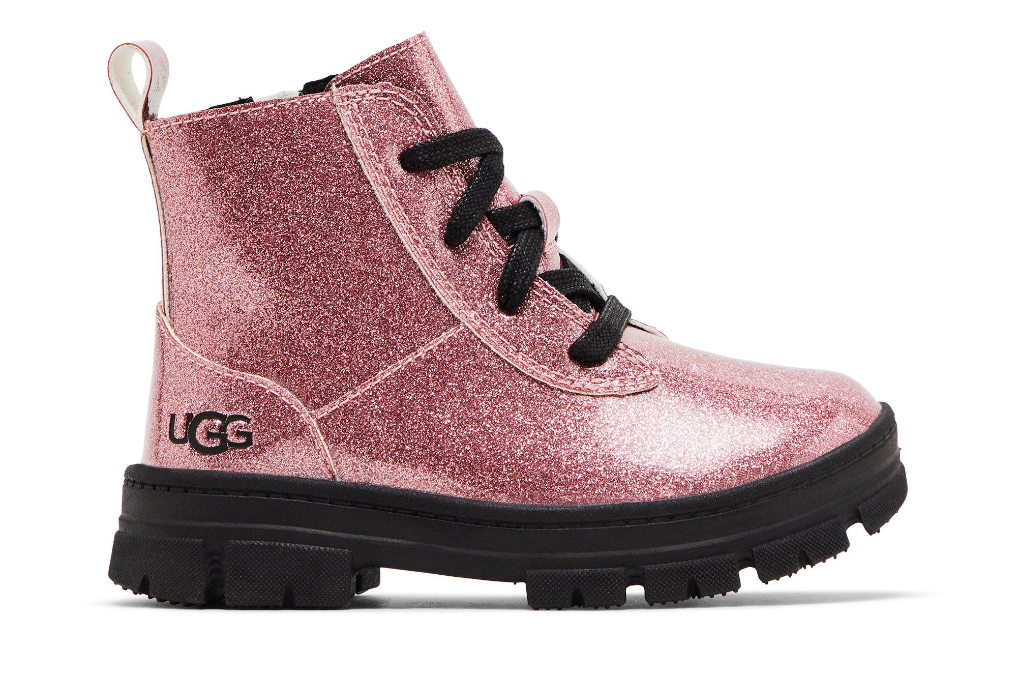 (Infant) UGG Ashton Lace Up Boot 'Glitter Pink' 1151571T-GRPN