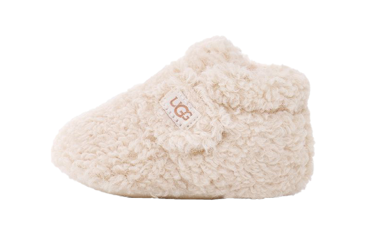 (Infant) UGG Bixbee Snow Boot 'White' 'Curly Pile Fleece' 1121045I-NAT