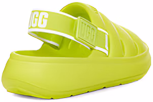Shop 嬰童 UGG 舒適印花涼鞋 青檸色