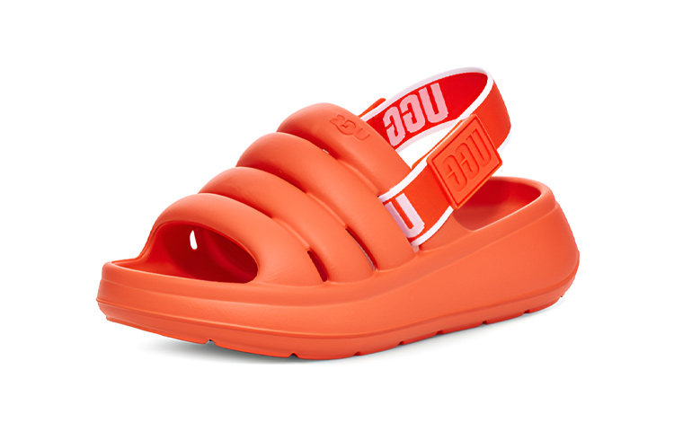 (Infant) UGG CMFT Print Sandals 'Orange' 圖 2