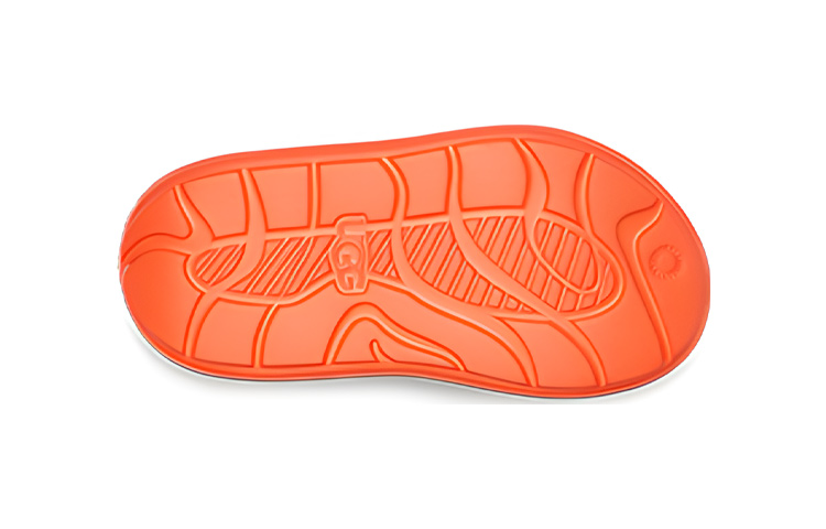 (Infant) UGG CMFT Print Sandals 'Orange' 圖 5