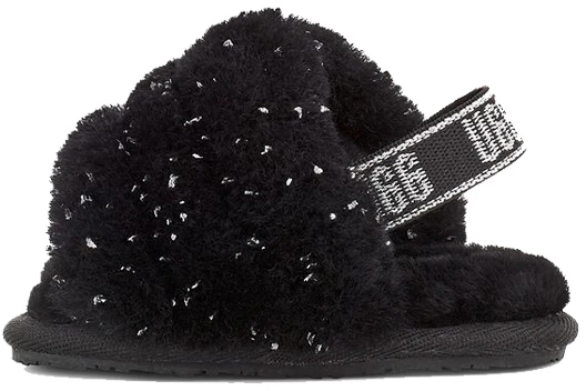 infant-ugg-fluff-yeah-metallic-sparkle-black-1125376-i-blk