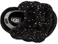 Shop (Infant) UGG Fluff Yeah 'Metallic Sparkle Black' 1125376I-BLK