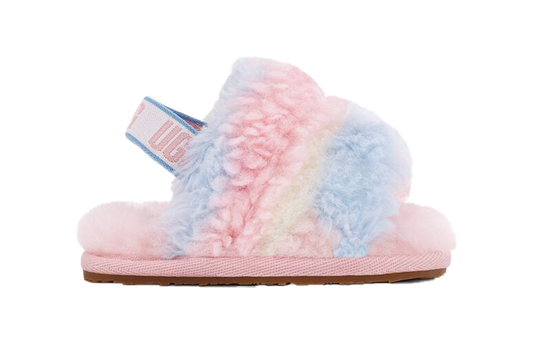 Order (Infant) UGG Fluff Yeah Slide 'Cali Collage Pink' 1120115I-PRST