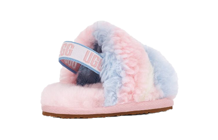 Lookbook (Infant) UGG Fluff Yeah Slide 'Cali Collage Pink' 1120115I-PRST