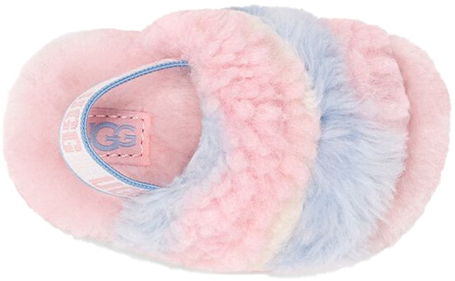 (TD) UGG Fluff Yeah Slide '加州拼图粉红'拖鞋 1120115I-PRST Shop (TD) UGG Fluff Yeah Slide '加州拼图粉红'拖鞋 1120115I-PRST
