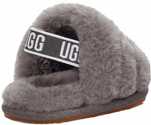 (Infant) UGG Fluff Yeah Slide 'Grey' 1098577I-CHRC Lookbook (Infant) UGG Fluff Yeah Slide 'Grey' 1098577I-CHRC