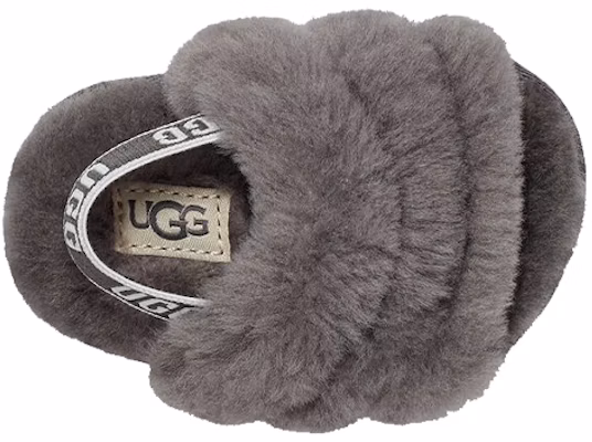 (Infant) UGG Fluff Yeah Slide 'Grey' 1098577I-CHRC Shop (Infant) UGG Fluff Yeah Slide 'Grey' 1098577I-CHRC