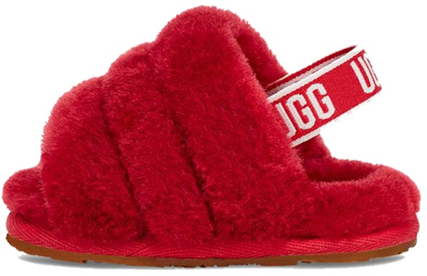 (Infant) UGG Fluff Yeah Slide 'Red' 1098577I-RBRD Buy (Infant) UGG Fluff Yeah Slide 'Red' 1098577I-RBRD