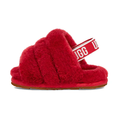 (Infant) UGG Fluff Yeah Slide 'Red'