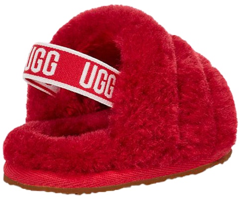(Infant) UGG Fluff Yeah Slide 'Red' 1098577I-RBRD Lookbook (Infant) UGG Fluff Yeah Slide 'Red' 1098577I-RBRD