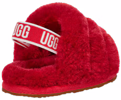Lookbook UGG毛絨耶滑脫 防彈幼童 紅色