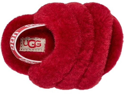 (Infant) UGG Fluff Yeah Slide 'Red' 1098577I-RBRD Shop (Infant) UGG Fluff Yeah Slide 'Red' 1098577I-RBRD