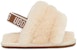 (TD) UGG Fluff Yeah Slide 'Putih' 1098577I-NAT