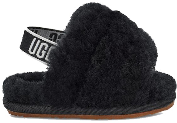 (Infant) UGG Fluff Yeah Slide 'Black' 1098577I-BLK Order (Infant) UGG Fluff Yeah Slide 'Black' 1098577I-BLK