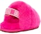 (TD) UGG Fluff Yeah Slide Rock Rose wanita 1098577I-RCR