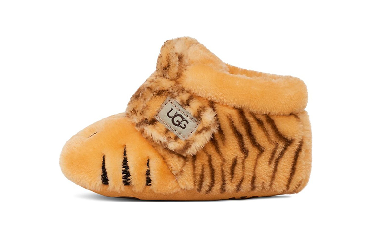 (Infant) UGG Short Boot 'Brown Embroidery' 1124912I-DDER